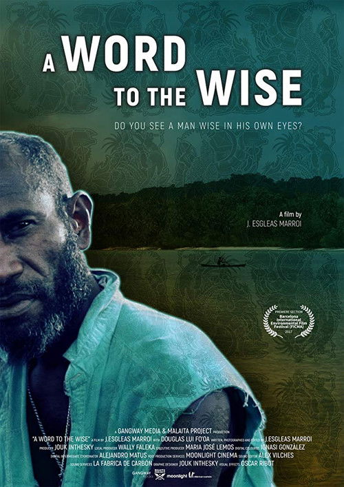 A Word to the Wise (2017) poster