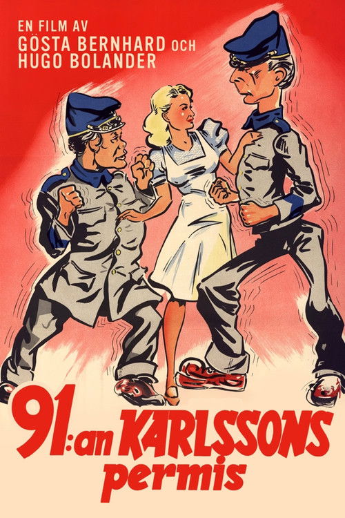 91:an Karlssons permis (1947) poster