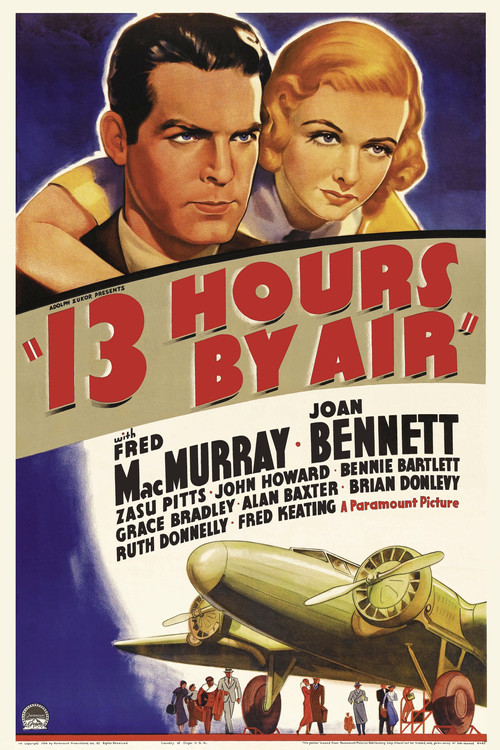 13 Hours by Air (1936) poster