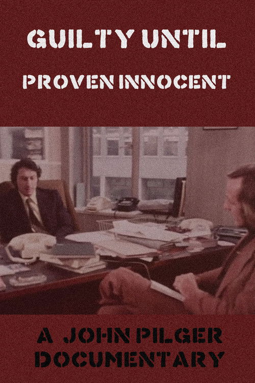 Guilty Until Proven Innocent (1974) poster