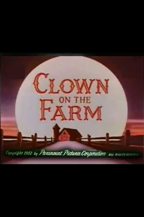 Clown on the Farm (1952) poster