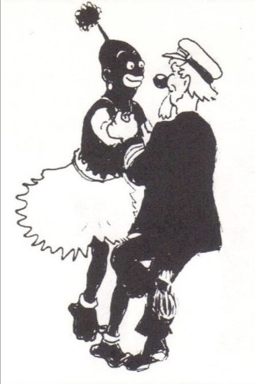 Kapten Grogg och Kalle på negerbal (1917) poster