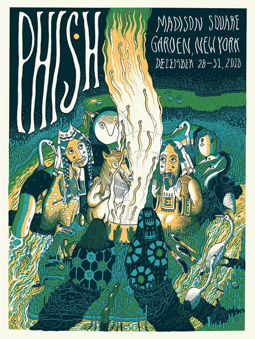 Phish 2018-12-31 Madison Square Garden, New York, NY (2018) poster