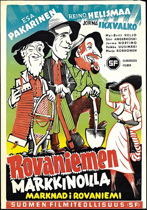Rovaniemen markkinoilla (1951) poster