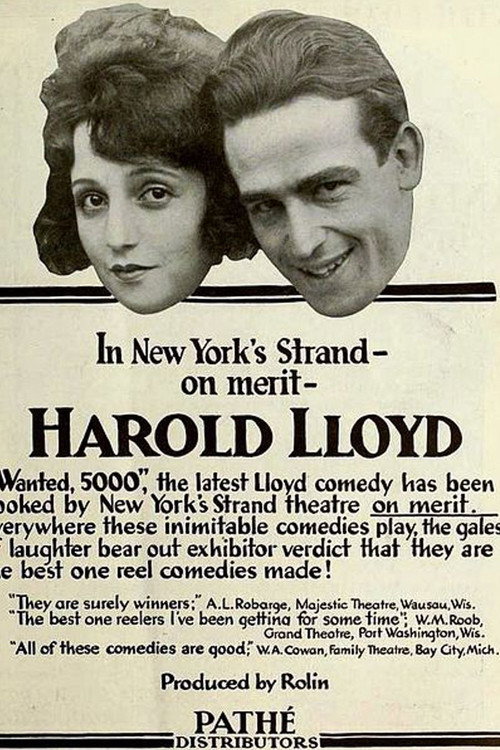 Wanted - $5,000 (1919) poster