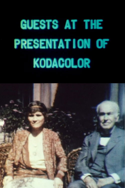 Guests at the Presentation of Kodacolor at the Home of Mr. George Eastman, Rochester, N.Y. (1928) poster