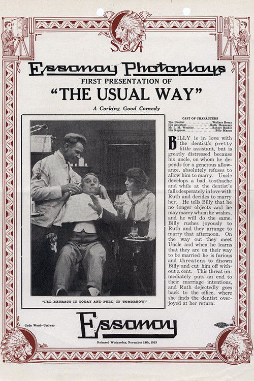 The Usual Way (1913) poster