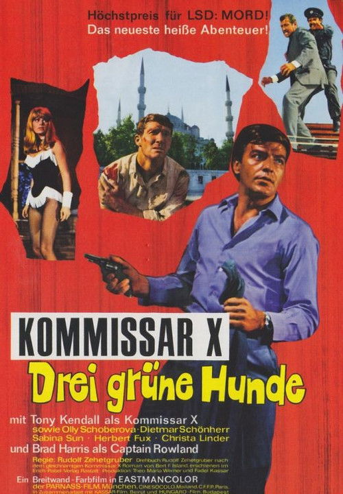 Kommissar X - Drei grüne Hunde (1967) poster