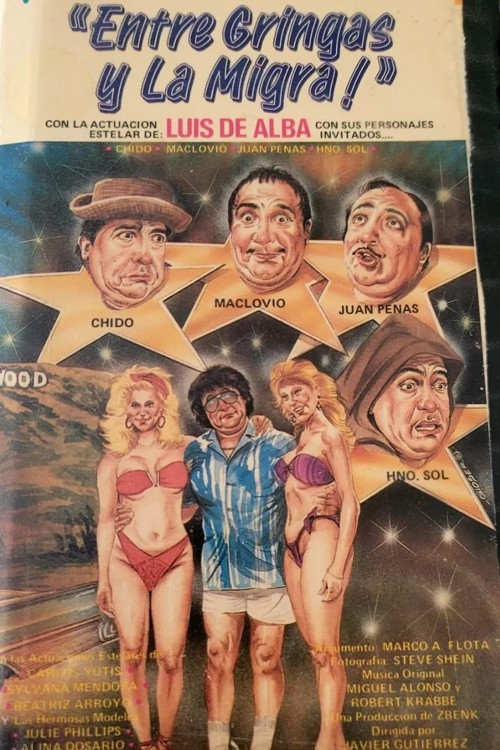 Entre gringas y la migra (1987) poster