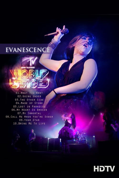 Evanescence: MTV World Stage (2012) poster