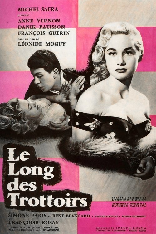 Le Long des trottoirs (1956) poster