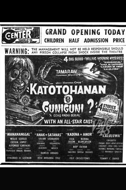 Katotohanan o guniguni? (1960) poster