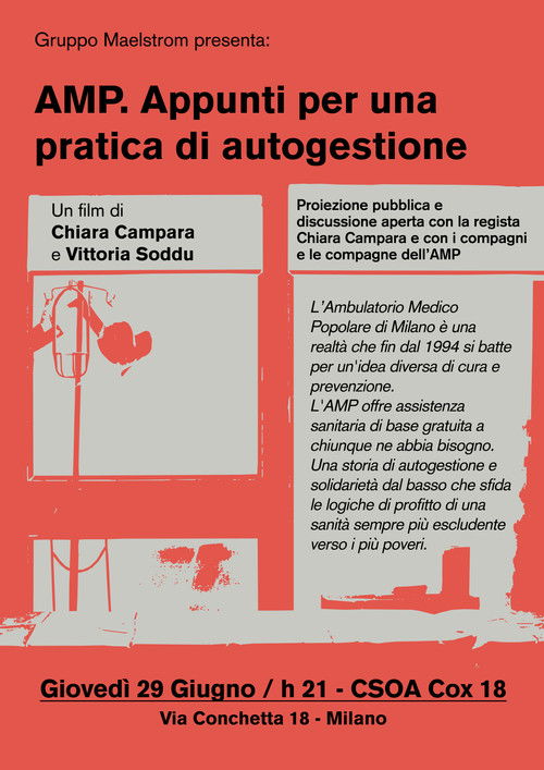 AMP. Appunti per una pratica di autogestione (2023) poster