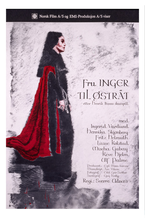Lady Inger of Ostrat (1975) poster