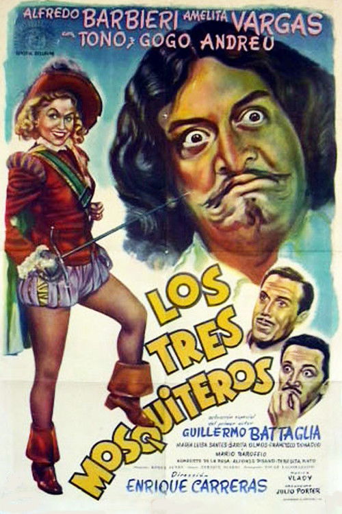 Los tres mosquiteros (1953) poster