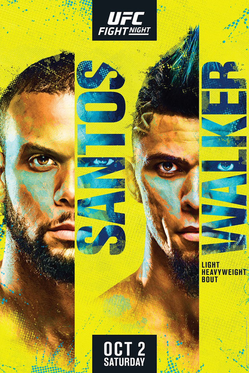 UFC Fight Night 193: Santos vs. Walker (2021) poster