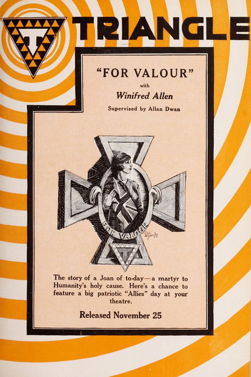 For Valour (1917) poster