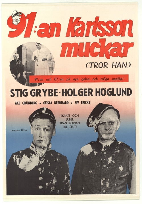 91:an Karlsson muckar (tror han) (1959) poster