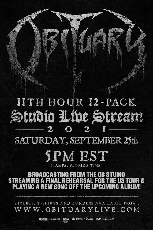 Obituary - 11th Hour 12-Pack Live Stream (2021) poster