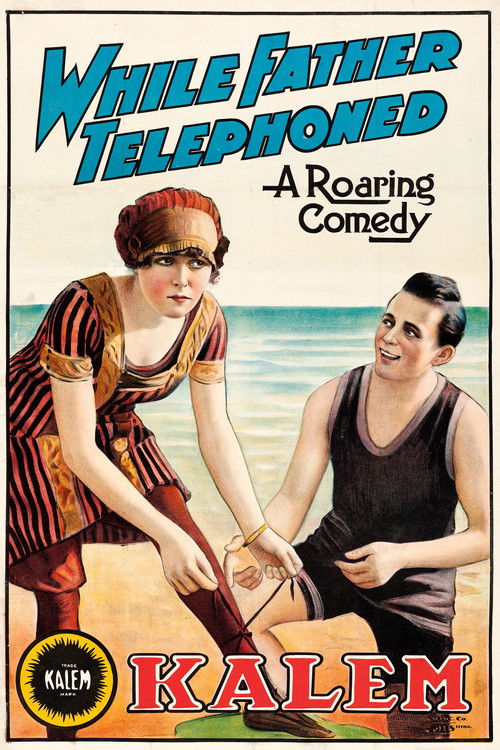 While Father Telephoned (1915) poster