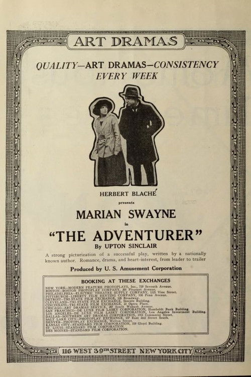 The Adventurer (1917) poster