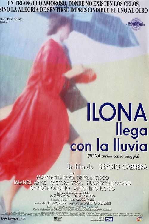Ilona Arrives with the Rain (1996) poster