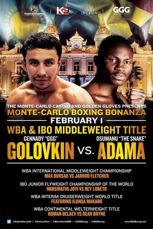 Gennady Golovkin vs. Osumanu Adama (2014) poster