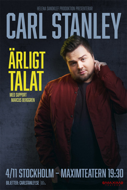 Carl Stanley: Ärligt talat (2017) poster