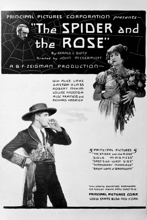 The Spider and the Rose (1923) poster