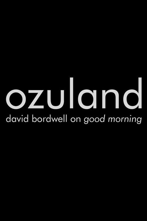 Ozuland: David Bordwell on Good Morning (2017) poster