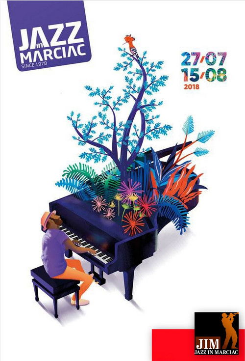 Jazz in Marciac 2018 - Dave Holland, Zakir Hussain, Chris Potter - (2018) poster