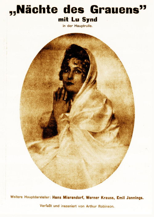 A Night of Horror (1917) poster