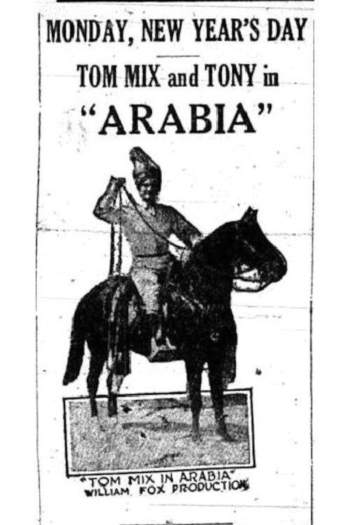 Arabia (1922) poster