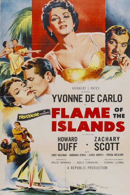 Flame of the Islands (1955) poster