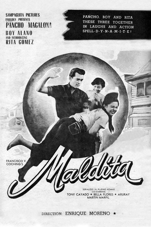 Maldita (1953) poster