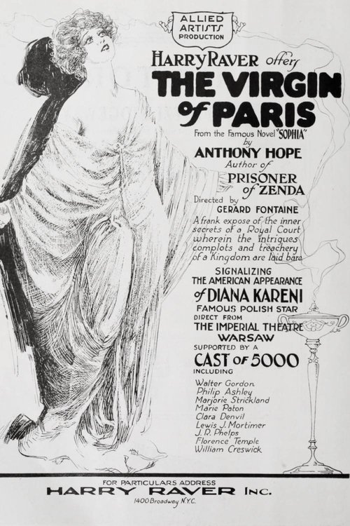 Sophy of Kravonia; or, The Virgin of Paris (1920) poster
