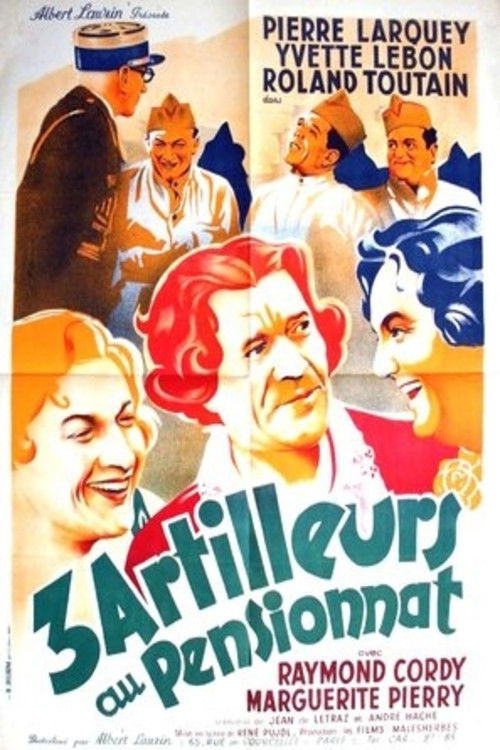 Trois artilleurs au pensionnat (1937) poster