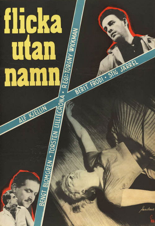 Flicka utan namn (1954) poster