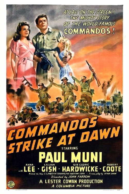 Commandos Strike at Dawn (1942) poster