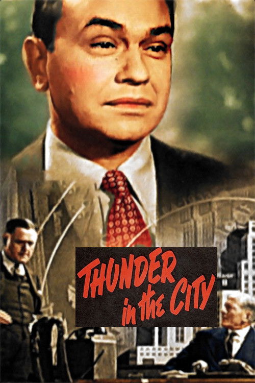 Thunder in the City (1937) poster