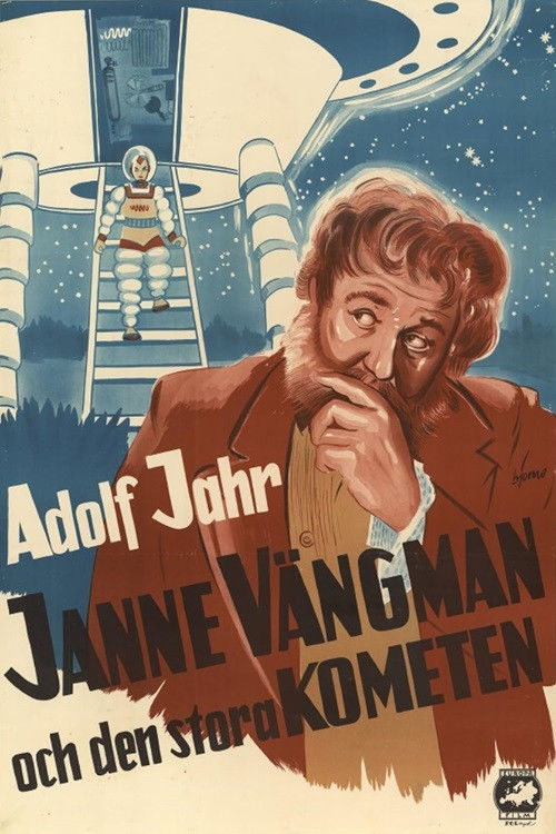 Janne Vängman och den stora kometen (1955) poster
