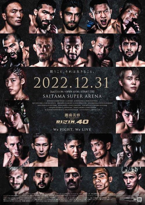 RIZIN 40 (2022) poster