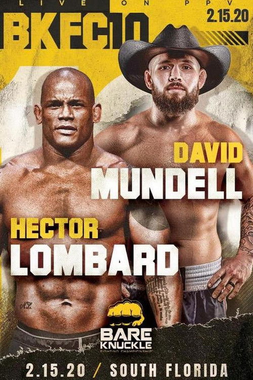 Bare Knuckle Fighting Championship 10 (2020) poster