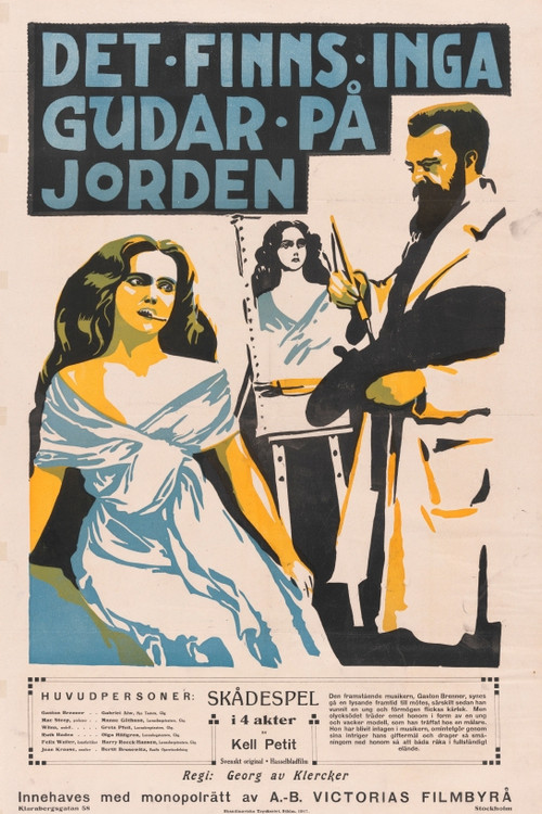 Ett konstnärsöde (1917) poster