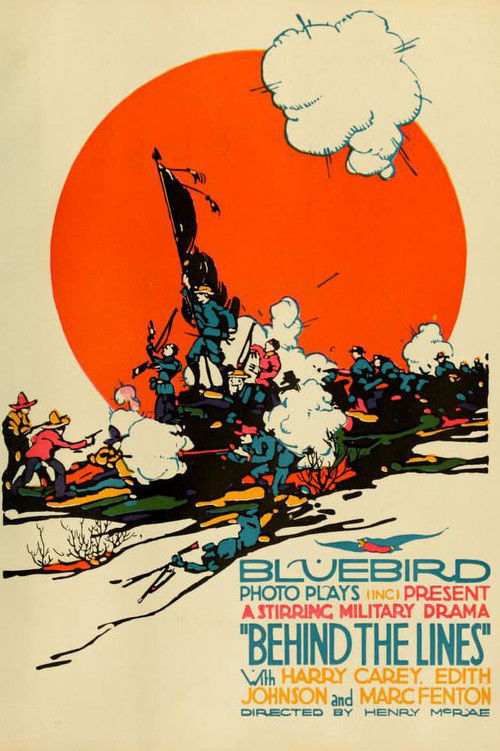 Behind the Lines (1916) poster