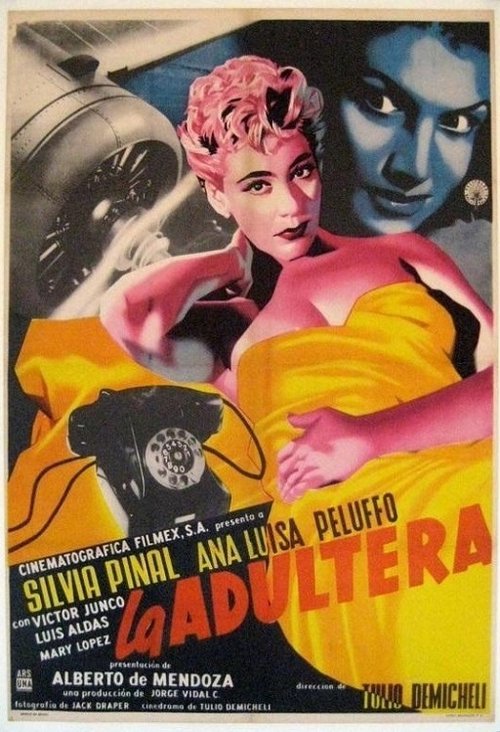 La adúltera (1956) poster