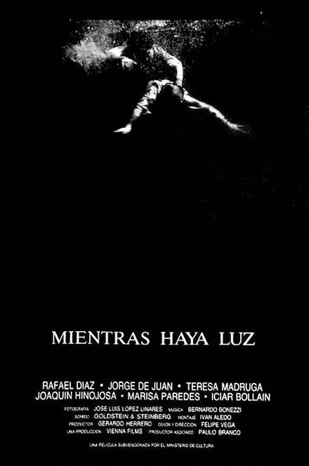 Mientras haya luz (1987) poster