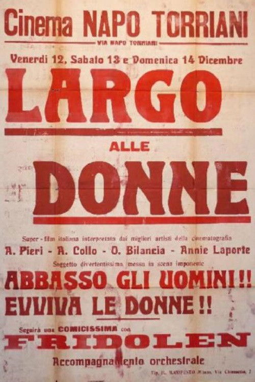 Largo alle donne! (1924) poster