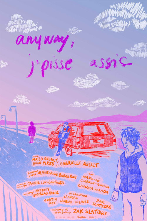 Anyway, j'pisse assis (2025) poster