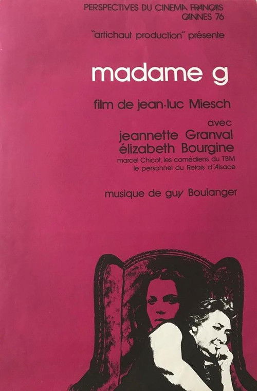 Madame G (1976) poster
